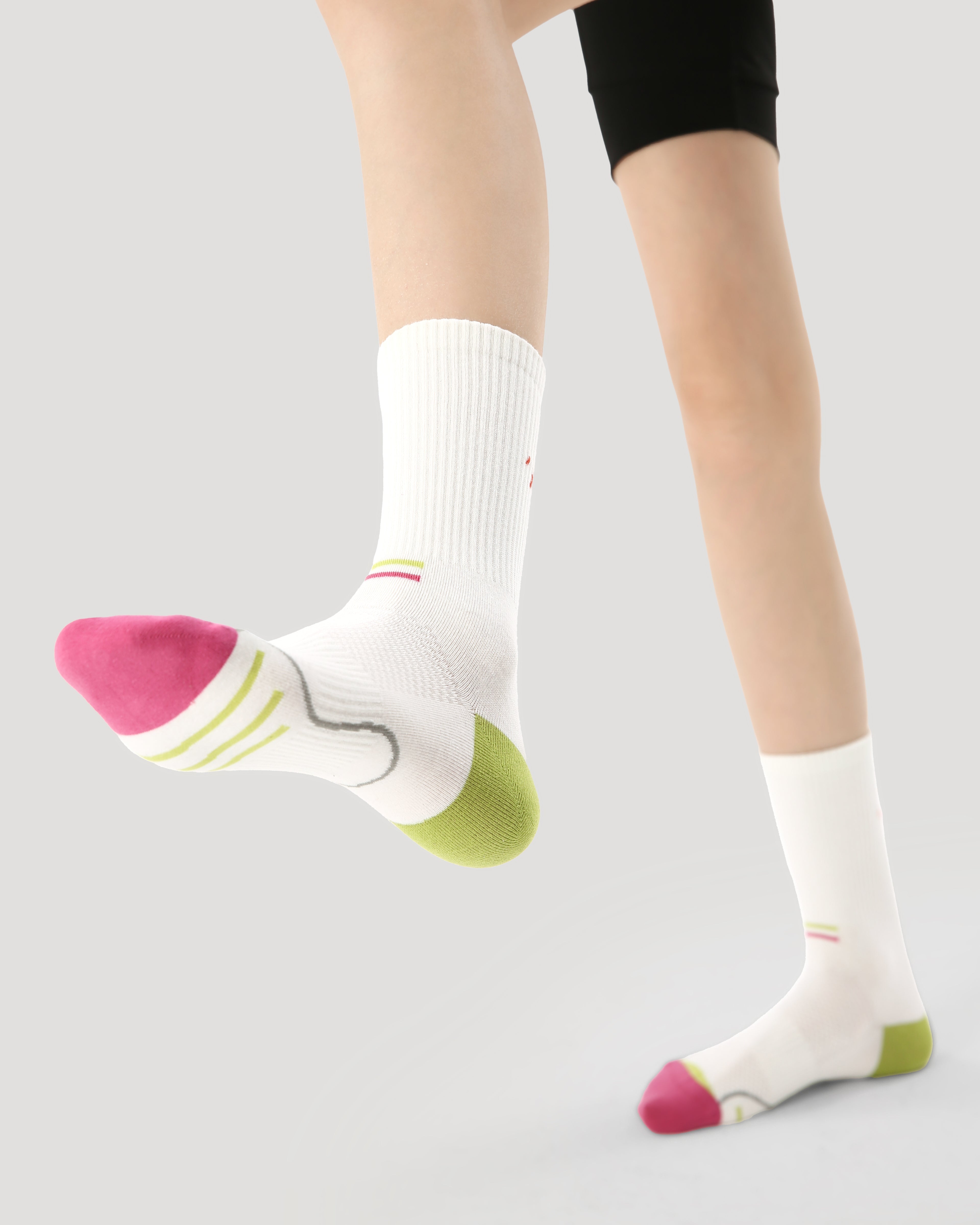 3-Pack Women's Limiting Attitude Series Cotton Crew Socks Athletic Casual Socks
