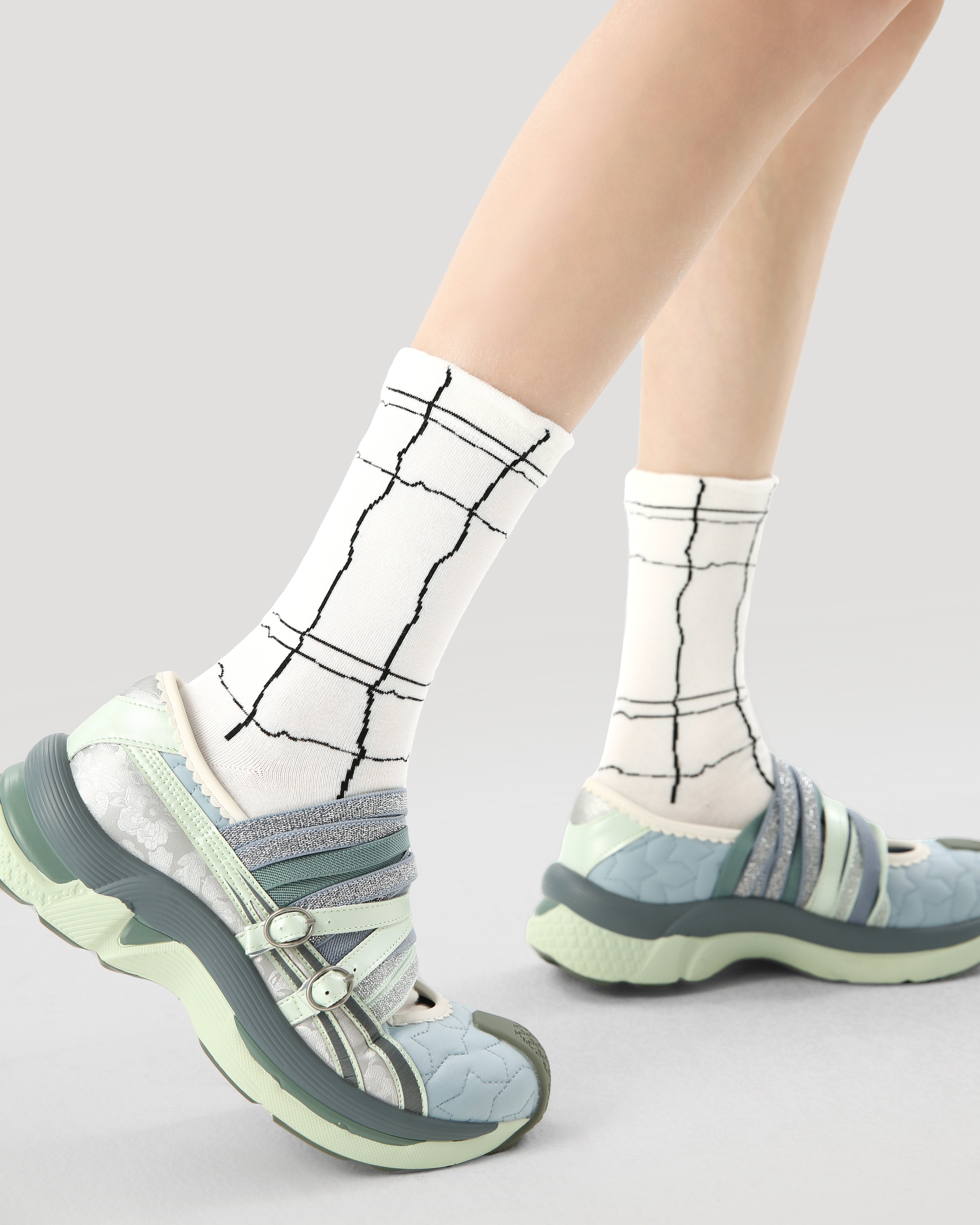 3-Pack Women’s Symphony of Dreams Series Cotton Crew Socks