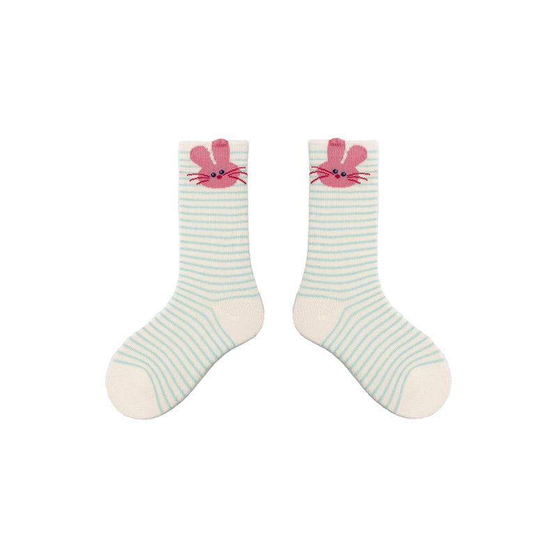 4-Pack Kids' Cotton Crew Socks Cute Supplies Ruffle Cute Casual