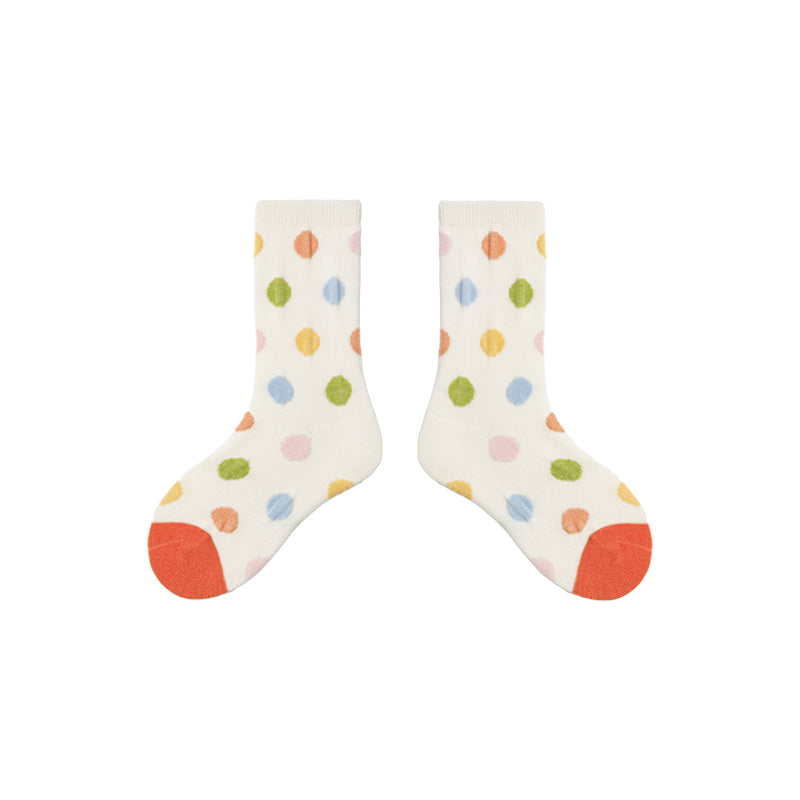 4-Pack Kids' Cotton Crew Socks Cute Supplies Ruffle Cute Casual