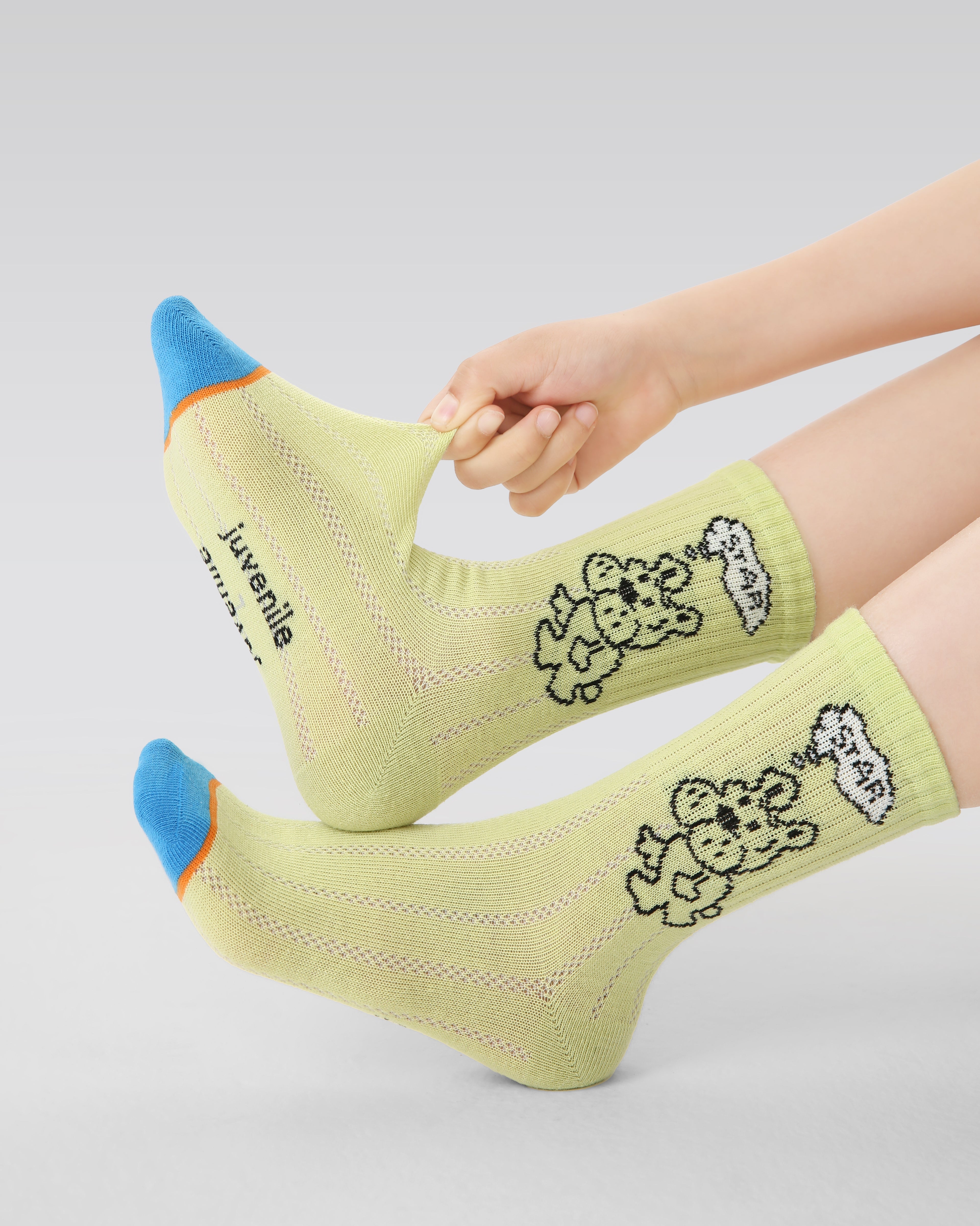 4-Pack Grunt Puppy Series Kids Boys Socks Mesh Cute Cartoon Socks - SWEET NANA