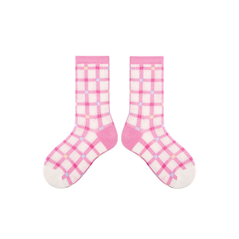 4-Pack Magic Star Bunny Series Kids Socks Thin Mesh Cotton Crew Socks