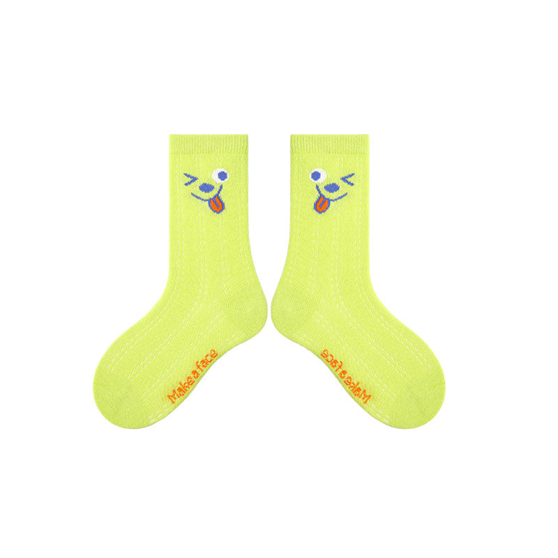 4-Pack Puppy Club Kids Mesh Breathable Cotton Crew Boys Socks