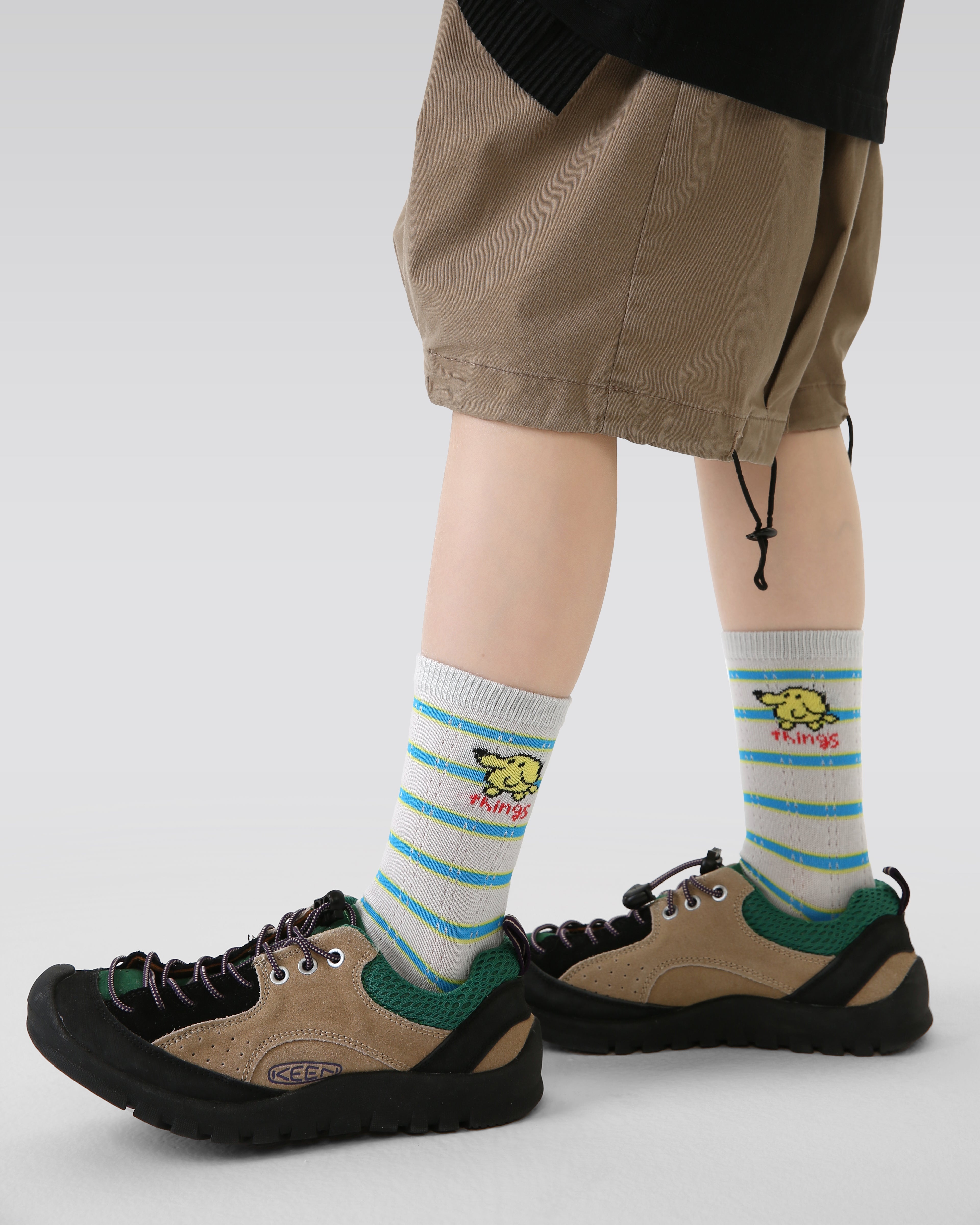 4-Pack Puppy Club Kids Mesh Breathable Cotton Crew Boys Socks - SWEET NANA