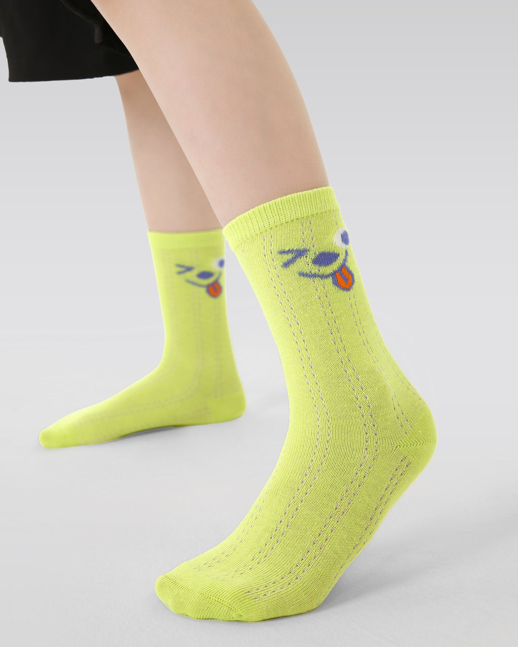 4-Pack Puppy Club Kids Mesh Breathable Cotton Crew Boys Socks - SWEET NANA