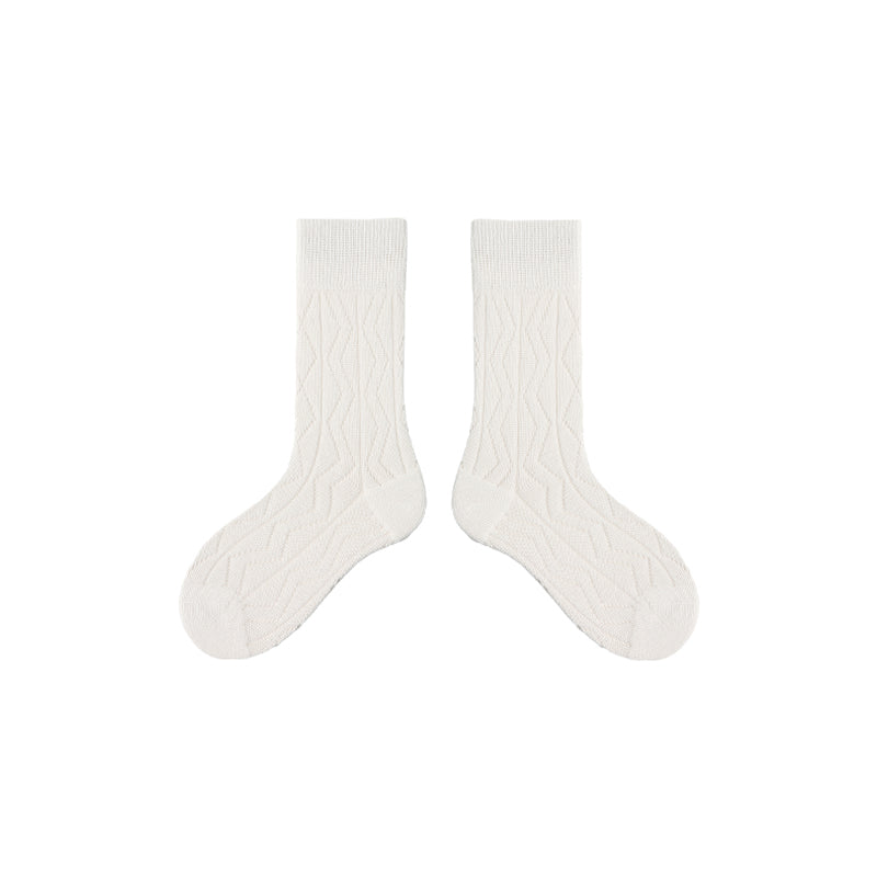 4-Pack Kids' Cotton Crew Socks Colorful Mesh Casual