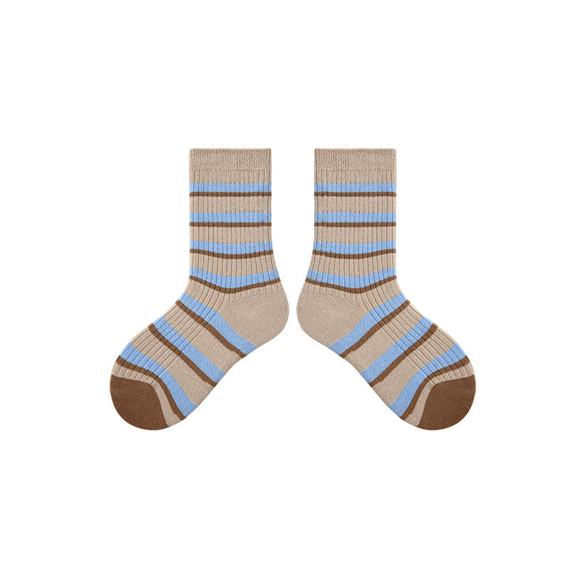 4 Pack Weekend Puppy Series Kids Socks Seamless Combed Cotton