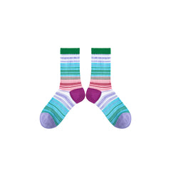 Sweetnana 5-Pack "Candy Party" Series Women's Crew Socks - Cute and Colorful Cotton Seamless Socks, Cozy and Fun for Everyday Wear, Soft and Comfortable