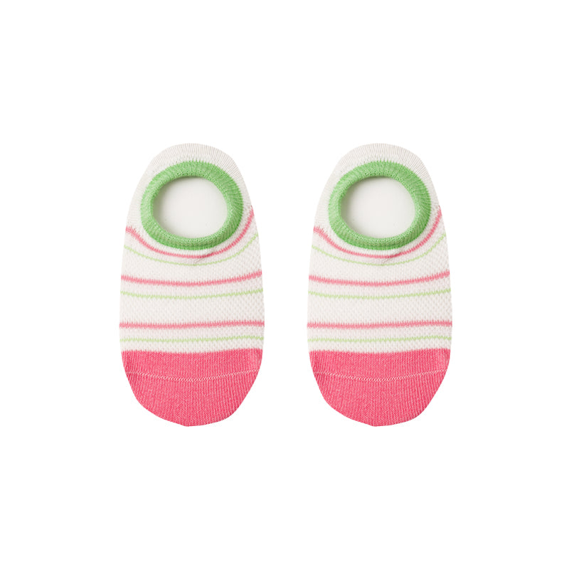 5-Pack Kids' Cotton No Show Socks Cherry Bunny Letter Casual