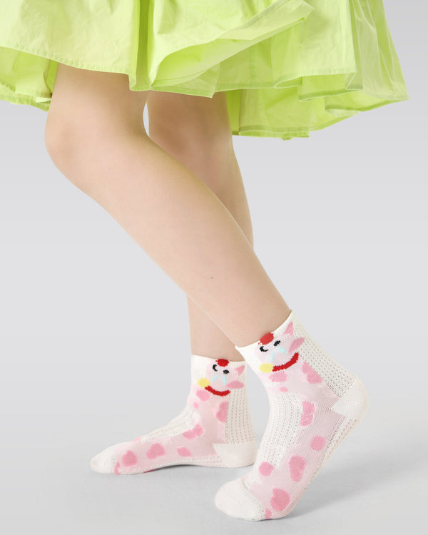 5-Pack Fleck Bunny Series Kids Cotton Socks Ankle Socks Thin Breathable - SWEET NANA