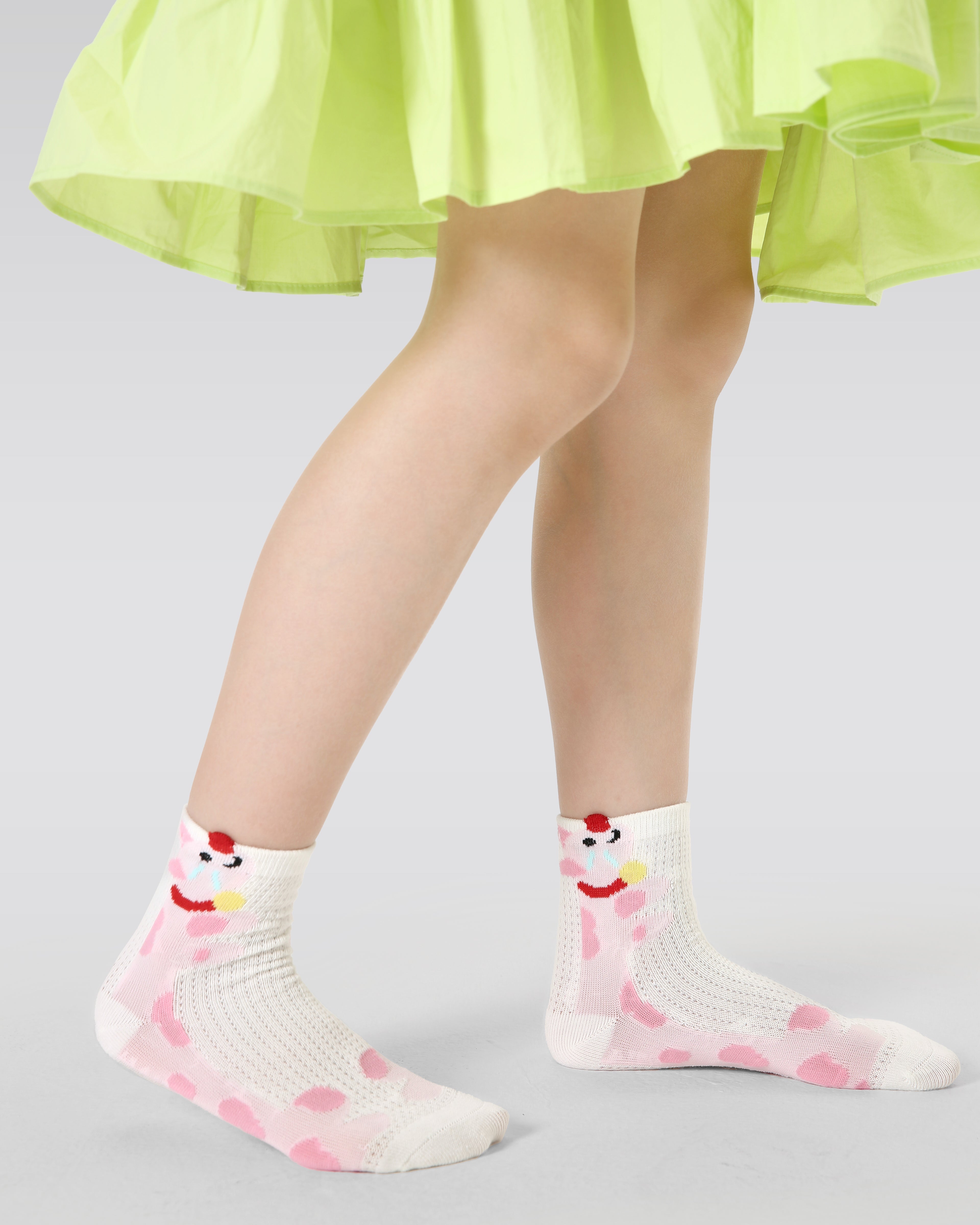 5-Pack Fleck Bunny Series Kids Cotton Socks Ankle Socks Thin Breathable - SWEET NANA