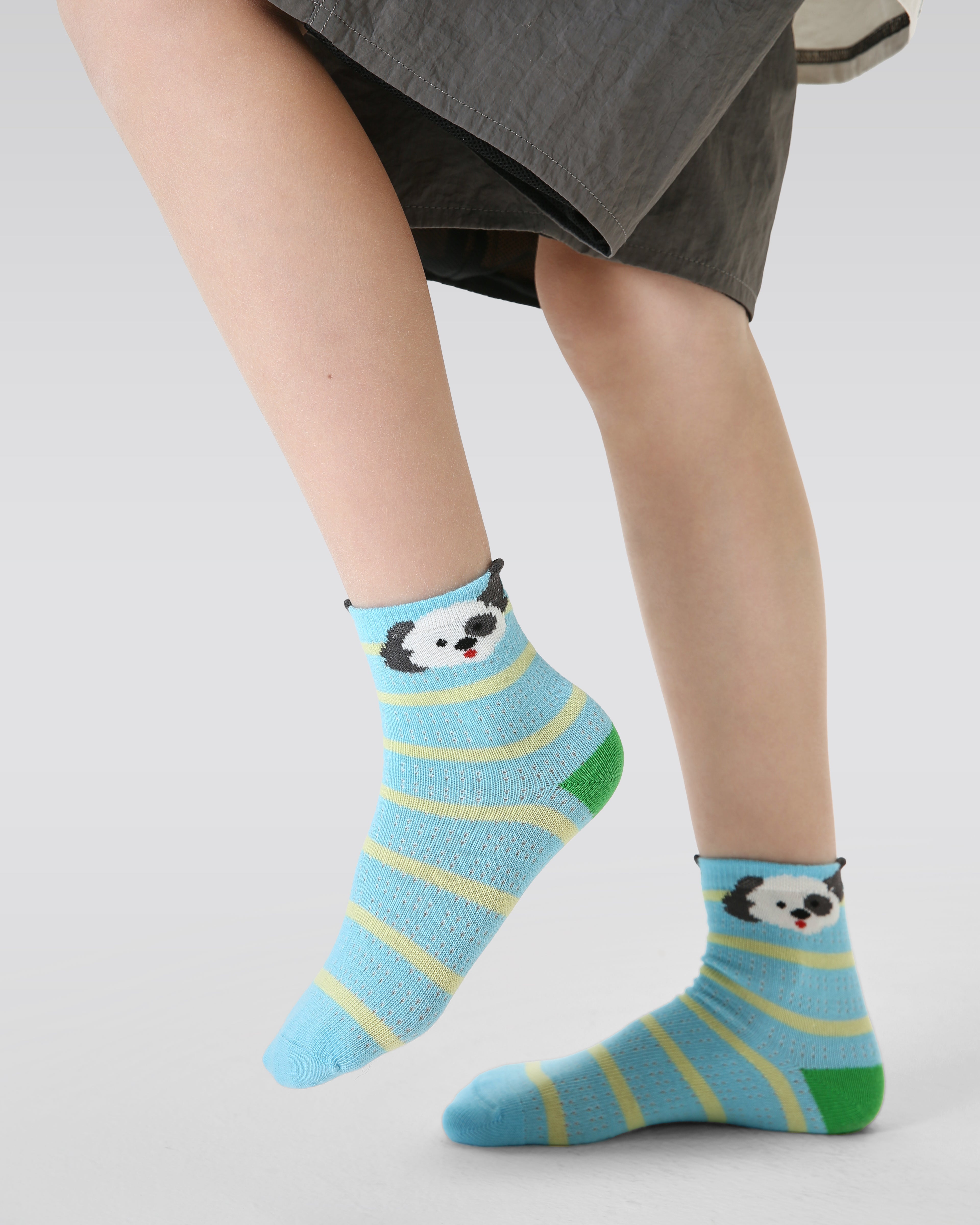 5-Pack Forest Friendship Series Kids Socks Cute Casual for Boys Secondary image