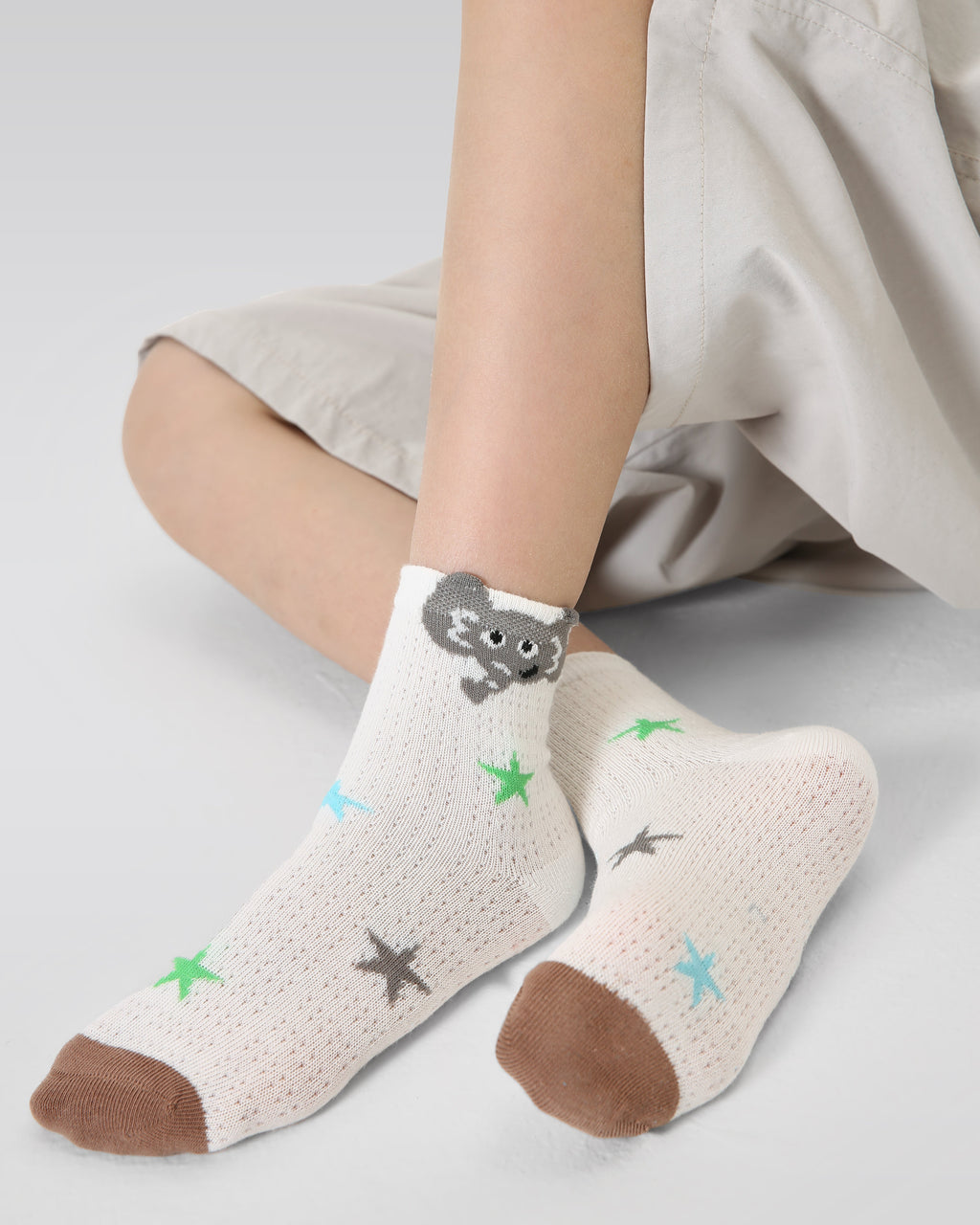 5-Pack Forest Friendship Series Kids Socks Cute Casual for Boys - SWEET NANA
