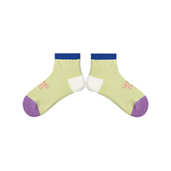 Sweetnana 5-Pack "Joy Life" Series Seamless Cotton Ankle Socks - Cozy and Cute Women's Socks with Fun Colorful Designs, Perfect for Everyday Wear