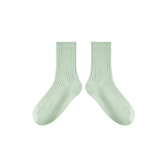 Sweetnana 5-Pack Kids Socks Pure Color High Quality Seamless Socks, Breathable Cotton Colorful Cozy Socks.