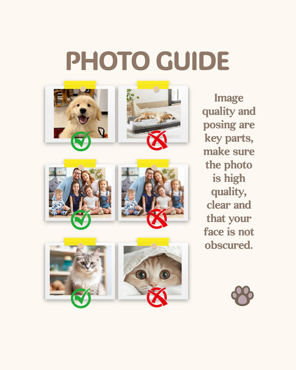 Adults Custom Cat Face Crew Socks Personalized Pet Photo Socks Gift White Toe - SWEET NANA