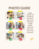 大人用カスタムポートレートフェイスクルーソックス パーソナライズ写真ソックス 友達へのギフト ホワイトトゥ