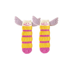 Gift Box Set Sweetnana Caterpillar Series Cozy Tube Socks - Women's Funny Socks Super Soft Fuzzy Socks, Winter Warm Thickened Socks Non-Slip Slipper Socks.