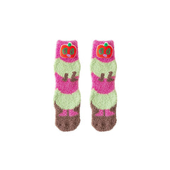 Gift Box Set Sweetnana Caterpillar Series Cozy Tube Socks - Warm Thickened Winter Stockings, Fuzzy Slipper Socks, Funny and Creative.