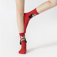 Sweetnana Chinese New Year Red Socks for Woman Men The Year of Snake Crew Socks  Red Socks Spring Festive Gifts