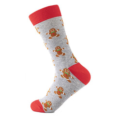 Sweetnana Unisex Christmas Socks - Cozy and Colorful Crew Socks for Men & Women, Warm Cotton Seamless Fun Winter Socks