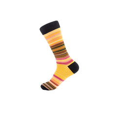 Sweetnana Cotton Crew Socks for Women and Men, Striped Casual Socks Fashion Socks, Cozy Seamless Socks.