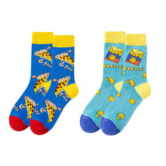 Sweetnana Food Themes Fun Novelty Socks, Fashion Casual Crew Socks, Men Women Unisex, Cotton Seamless Socks.