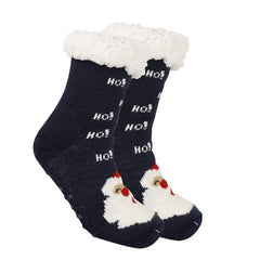 Sweetnana Christmas Women’s Cozy Socks - Cute Super Soft Fuzzy Slipper Socks, Non-Slip Thickened Winter Stockings, Perfect for Cozy Lounge Wear