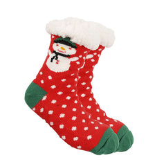 Sweetnana Women’s Christmas Cozy Socks - Cute Super Soft Non-Slip Slipper Fuzzy Socks, Thickened Winter Stockings, Cozy Lounge Wear