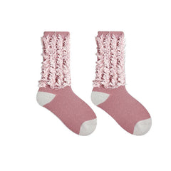 Sweetnana Kids Crew Socks with Tassel, Girls Cozy Socks Filled the Design Feeling, Warm for Autumn and Winter.