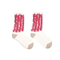 Sweetnana Kids Crew Socks  Girls Cozy Socks with Tassel Design, Filled the Design Feeling Dress Socks.