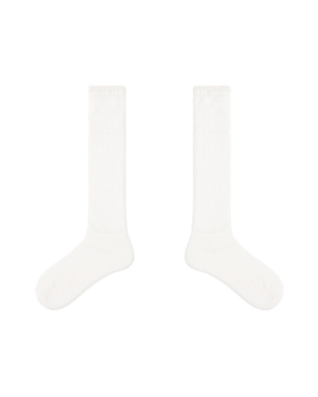 Women's Lolita Cotton Knee High Socks Seamless Cutout Stripe Mesh Breathable