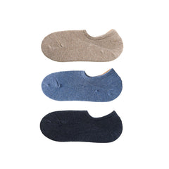 Sweetnana 3-Pack Men's No Show Socks Athletic Low Cut Cotton Socks Low Cut Anti-Slid Casual Socks