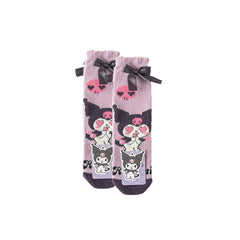 3-Pack Sweetnana Cozy Crew Sanrio Series Socks - Winter Soft Warm Socks with Cute Cartoon Characters, Lovely Women's Socks.