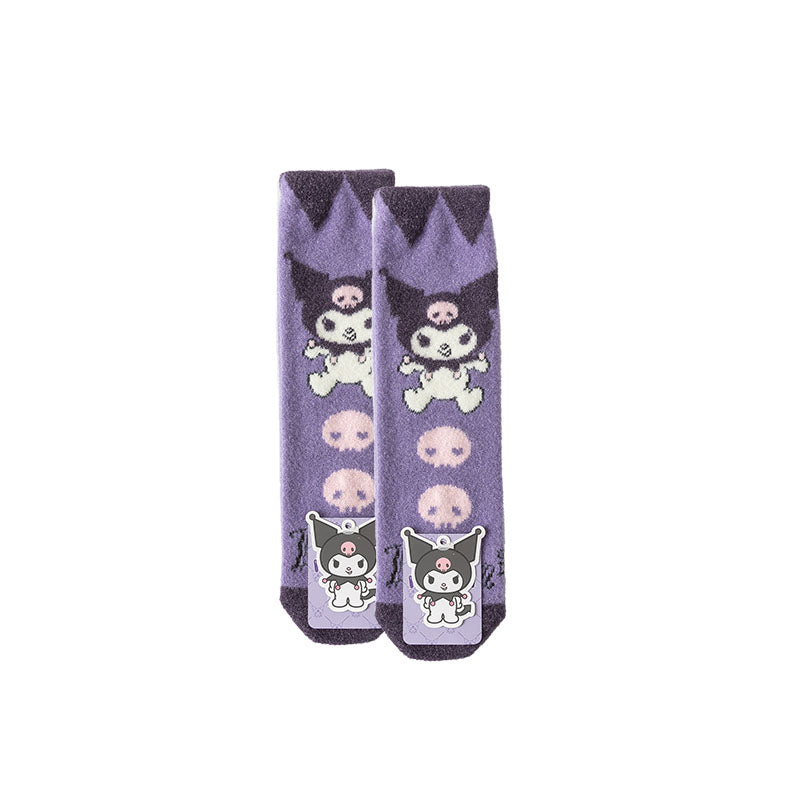 Sweetnana Sanrio 系列女性舒適中筒襪 - 可愛 Sanrio 卡通長襪，溫暖柔軟的女用中筒襪。