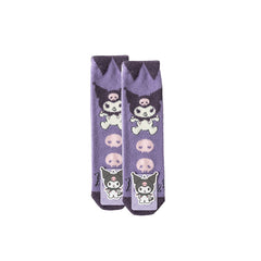 3-Pack Sweetnana Cozy Crew Sanrio Series Socks - Women's Lovely Socks with Cartoon Pattern, Warm Soft Tube Socks Perfect for Winter.