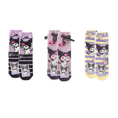 3-Pack Sweetnana Cozy Crew Sanrio Series Socks - Winter Soft Warm Socks with Cute Cartoon Characters, Lovely Women's Socks.