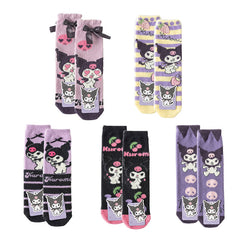 Sweetnana Sanrio Series Women's Cozy Crew Socks - Cute Sanrio Cartoon Stockings, Warm Soft Tube Socks for Women.