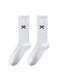 Slouch Socks with Bow Print Crew Socks Ballet Style Thin Cotton - SWEET NANA