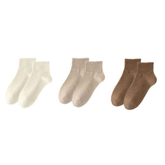 Sweetnana 3-Pack Women's Colorful Ankle Socks Athletic Stretch Socks Cotton Casual Socks