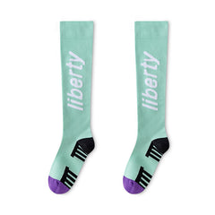 Sweetnana Sporty Calf Socks, Women's Sweat-Absorbent Cotton Stockings, Trendy Socks, Non-Slip Function, Compression Socks.