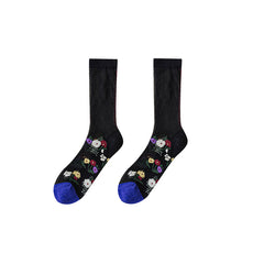 Sweetnana Ultra-Thin Glass Socks for Women, Cotton Crew Socks with Cozy and Soft Fabric, Perfect for Both Style and Everyday Comfort