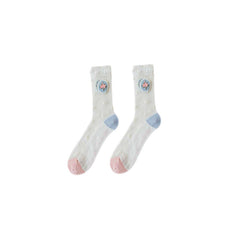 Sweetnana Women’s Ultra-Thin Glass Socks, Cozy Cotton Crew Socks with Soft Comfort, Perfect for Daily Wear with a Stylish Transparent Look