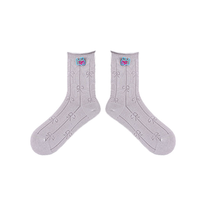 Sweet Dreams Series Women's Crew Socks Design Fashion Cotton Casual