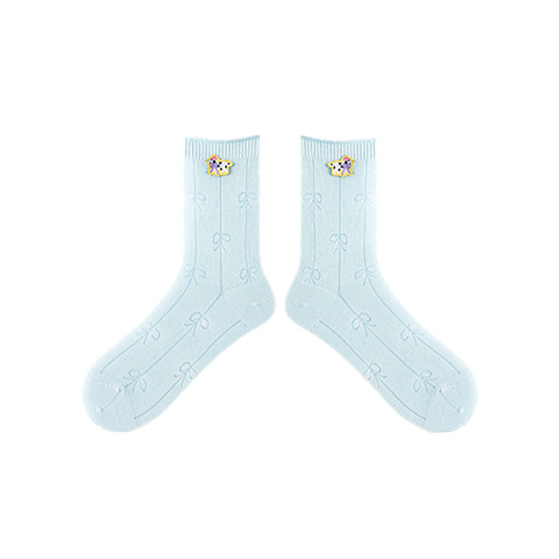 Sweet Dreams Series Women's Crew Socks Design Fashion Cotton Casual
