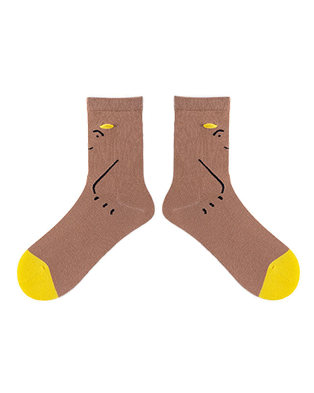 3-Pack Women Cotton Crew Socks Top Notch Cute Casual - SWEET NANA