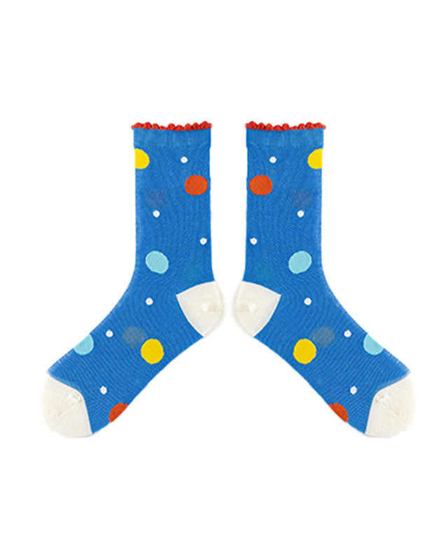 Traffic Light Series Cute Socks Women Crew Cotton Comfort - SWEET NANA