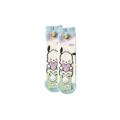 3-Pack Lovely Sanrio Series Cozy Socks by Sweetnana - Winter Warm Soft Socks, Women's Crew Tube Socks with Cute Sanrio Cartoon Pattern.