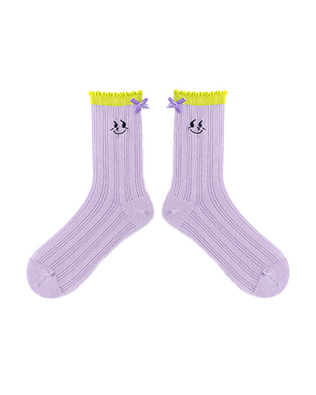 Women Crew Cotton Socks Cute Comfortable Breathable Casual Trendy