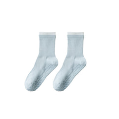 Sweetnana Women’s Soft Cotton Crew Yoga Socks, Perfect for Barefoot Workout, Pilates, and Barre, Offering Comfort and Grip for Every Movement